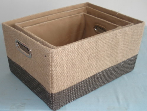 Jute basket JH12510-2