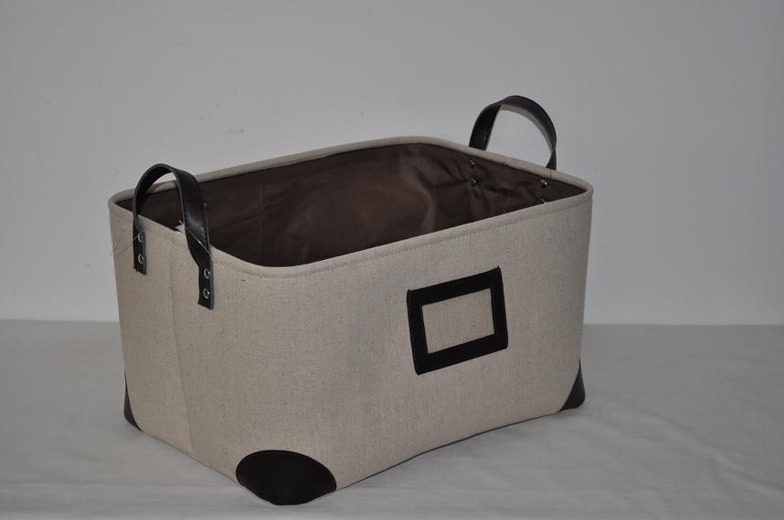 Canvas basket RSD10338