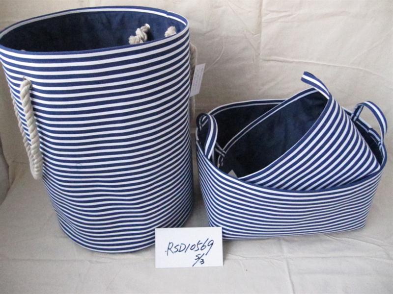 Canvas storage basket RSD10569